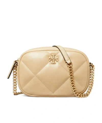 Tory Burch Kira Diamond Quilt Camera Bag In Yellow
