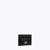 Tory Burch Kira Chevron Diamond Quilt Card Case Black In Black