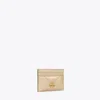 Tory Burch Kira Diamond Quilt Card Case In Gray
