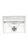 Tory Burch Kira Diamond Quilt Cardholder In Gray