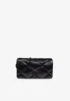 Tory Burch Quilted Shoulder Bags With Detachable Chain-link Strap In Black