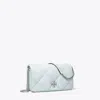 Tory Burch Kira Diamond Quilt Chain Wallet In Summit