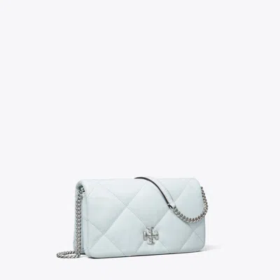 Tory Burch Kira Diamond Quilt Chain Wallet In Summit