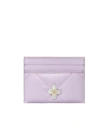 Tory Burch Kira Diamond Quilt Clover Card Case
