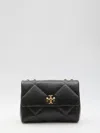 Tory Burch Kira Diamond Quilt Convertible Bag In Black