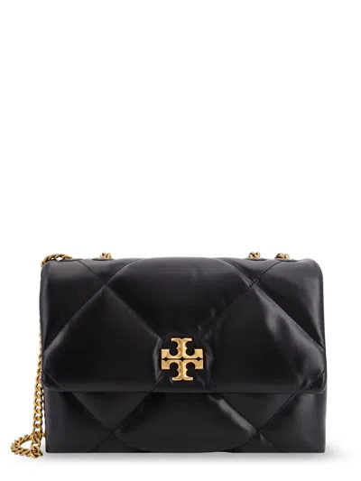 Tory Burch Kira Diamond Quilt Convertible Leather Crossbody Bag In Black