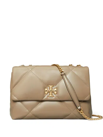 Tory Burch Kira Diamond Quilt Convertible Shoulder Bag In Nude