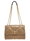 Tory Burch Kira Diamond Quilt Convertible Shoulder Bags In Beige