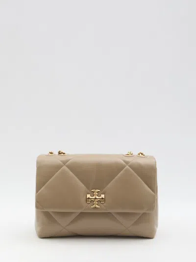 Tory Burch Kira Diamond Quilt Convertible Shoulder Bag In Beige