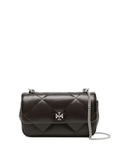 Tory Burch Kira Diamond Quilt Crossbody Bag In Brown