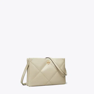Tory Burch Kira Diamond Quilt Crossbody Bag In Gray