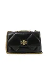Tory Burch Kira Diamond Quilt Crossbody Bags Black In Black
