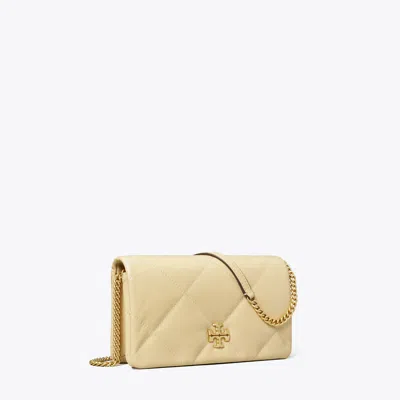 Tory Burch Kira Diamond Quilt Crossbody In White