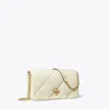 Tory Burch Kira Diamond Quilt Crossbody In White
