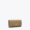Tory Burch Kira Diamond Quilt Flap Wallet In Gold