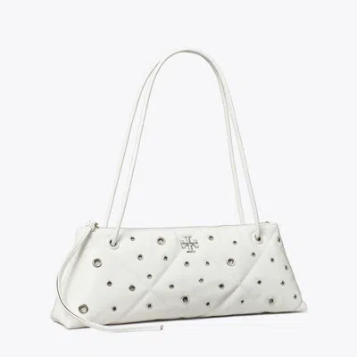 Tory Burch Kira Diamond Quilt Grommet East-west Shoulder Bag In Pattern