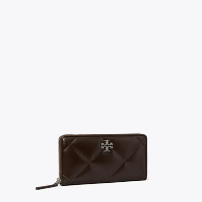 Tory Burch Kira Diamond Quilt Pavé Zip Continental Wallet