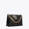 Tory Burch Large Kira Diamond Quilt Shoulder Bag In Black