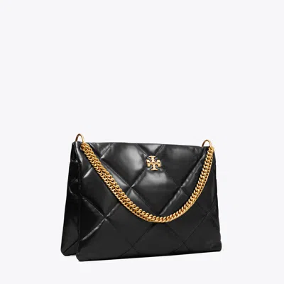 Tory Burch Kira Diamond Quilt Satchel In Black