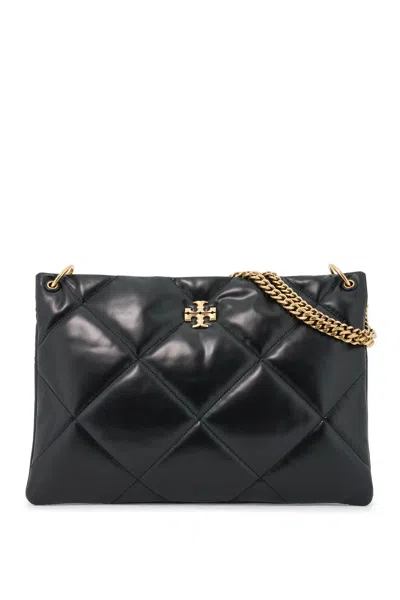 Tory Burch Kira Diamond Quilt Shoulder Bag In Black