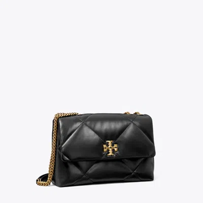 Tory Burch Kira Diamond Quilt Shoulder Bag In Black