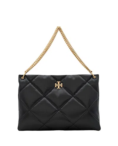 Tory Burch Kira Diamond Quilt Shoulder Bag In Black