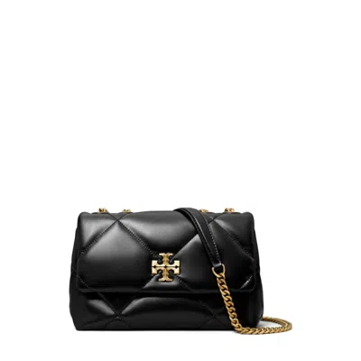 Tory Burch Kira Diamond Quilt Small Convertible Shoulder Bag In Black