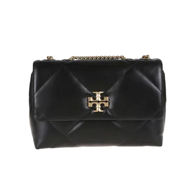 Tory Burch Kira Diamond Quilt Small Convertible Shoulder Bag In Black