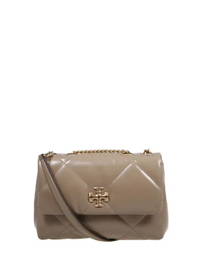 Tory Burch Kira Diamond Quilt Small Convertible Shoulder Bag In Brown