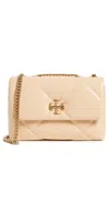 Tory Burch Kira Diamond Quilt Small Convertible Shoulder Bag Vanilla Soft Serve In Vanilla Soft Serve