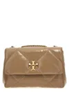 Tory Burch Brown Kira Diamond Quilt Convertible Soft Leather Bag