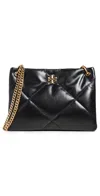 Tory Burch Large Kira Diamond Quilt Shoulder Bag In Black