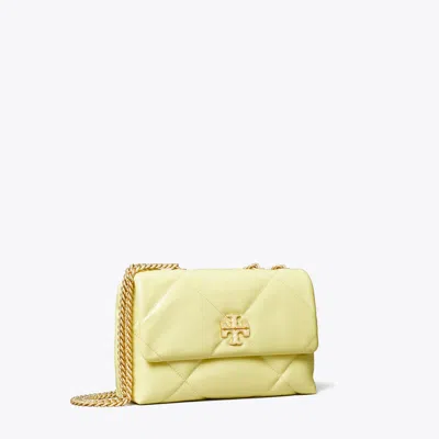 Tory Burch Kira Diamond Quilt Small Shoulder Bag In Yellow