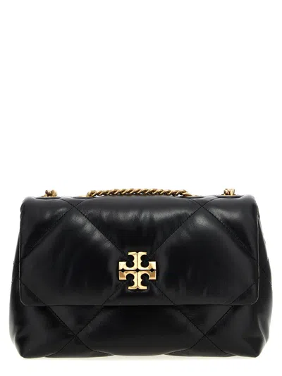 Tory Burch Kira Diamond Quilt Small Shoulder Bags In Black