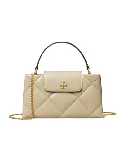 Tory Burch Kira Diamond Quilt Top-handle Bag In Brown