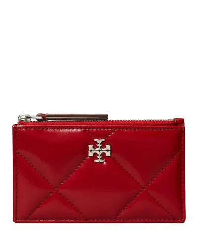 TORY BURCH KIRA DIAMOND QUILT ZIP CARD CASE