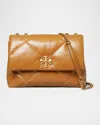 Tory Burch Kira Diamond Quilted Bag In Tan
