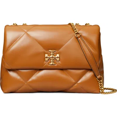 TORY BURCH TORY BURCH KIRA DIAMOND QUILTED LEATHER CONVERTIBLE SHOULDER BAG