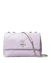 Tory Burch Small Kira Diamond Quilted Convertible Leather Shoulder Bag In Purple Heather