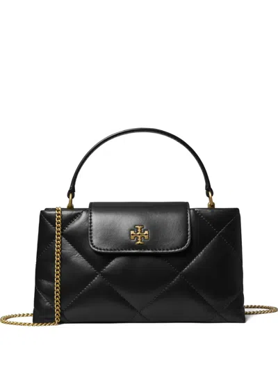 Tory Burch Kira Diamond-quilted Mini Bag In Black