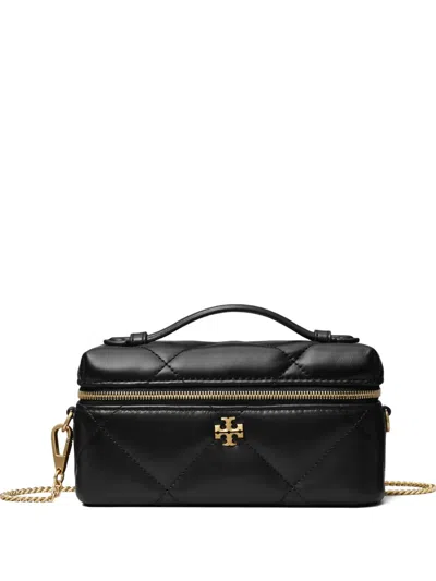 Tory Burch Kira Diamond-quilted Mini Bag In Black