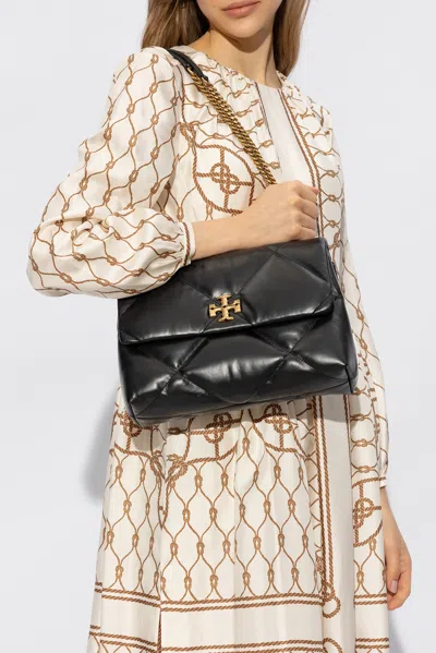 Tory Burch ‘kira Diamond' Quilted Shoulder Bag In Black