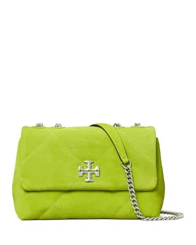 TORY BURCH KIRA DIAMOND QUILTED SUEDE CONVERTIBLE CROSSBODY