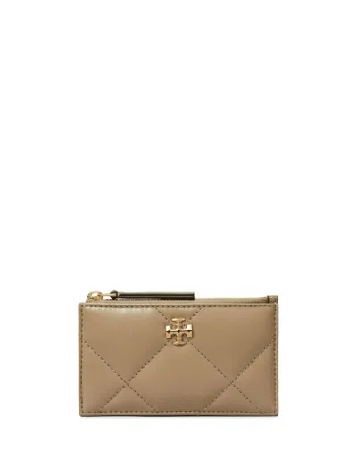 TORY BURCH KIRA DIAMOND-QUILTED ZIPPED CARD HOLDER