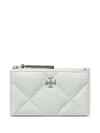 Tory Burch Kira Diamond-quilting Wallet In White