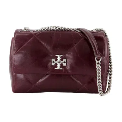 Tory Burch Kira Diamond Small Convertible Shoulder Bag In Red