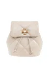 Tory Burch Kira Diamond Small Leather Backpack