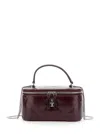 Tory Burch Kira Diamond Quilt Distressed Vanity Case Handbags Bordeaux In Burgundy