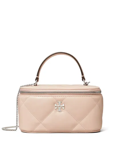 Tory Burch Kira Diamond Vanity Case In Pink
