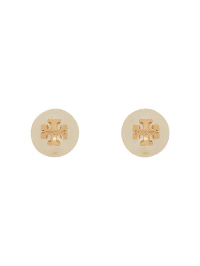 Tory Burch Kira Earrings In White